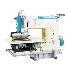 high speed double needle four thread automatic chain stitch sewing machine Attaching Small Cylinder bed Overlock Machine